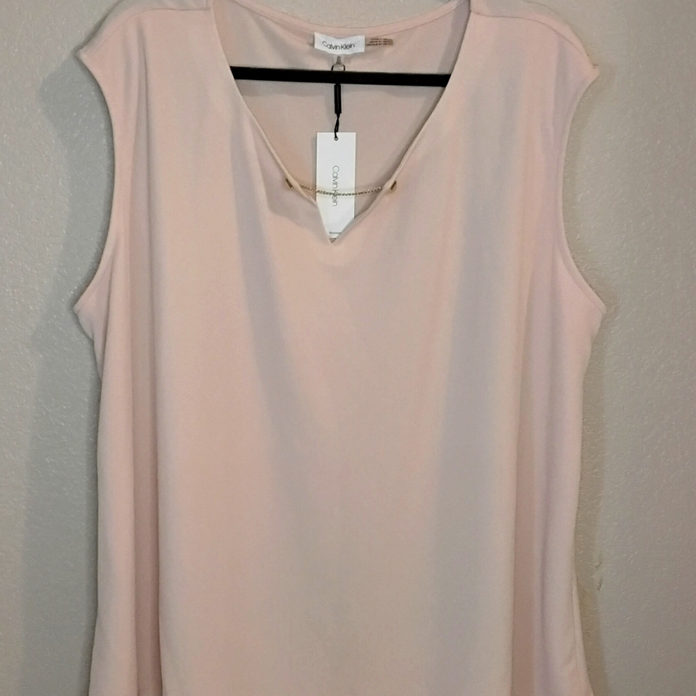 Calvin Klein Womens Blouse Size 2X NWT